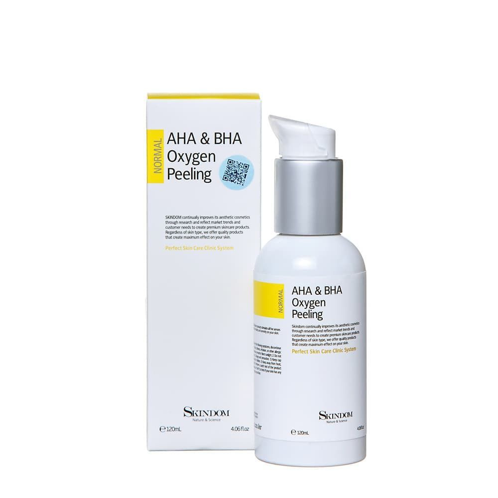 Skindom пенка-пилинг для лица кислородная с AHA/BHA кислотами — купить ...
