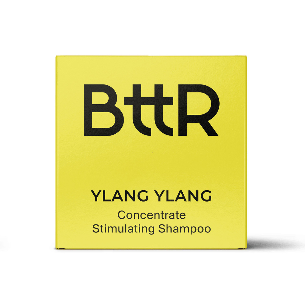 BttR, Твердый Шампунь для волос женский бессульфатный STIMULATING для роста и укрепления волос "Иланг #1