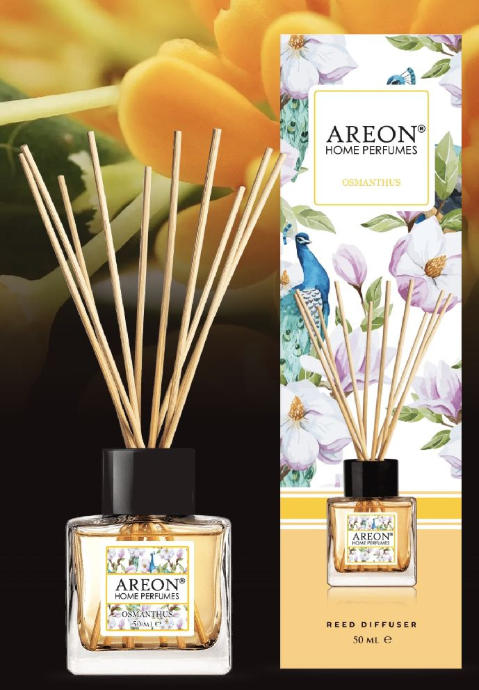 Ароматизатор для дома AREON Home Perfume Sticks 50 ml Osmantus (Османтус)(диффузор с деревянными палочками) #1