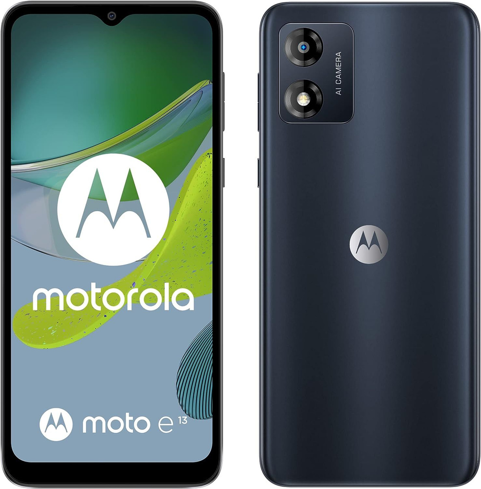 Motorola Смартфон E13 2/64 ГБ, черный