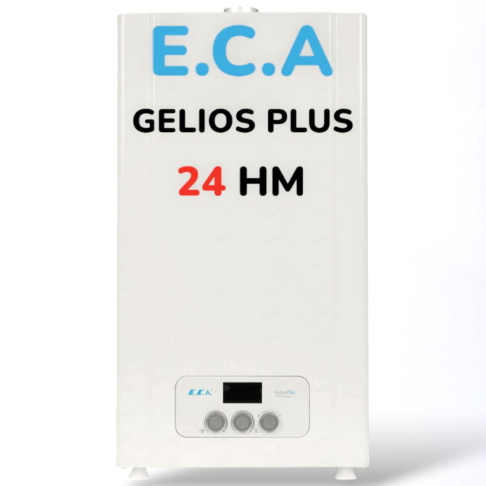 Настенный газовый котел E.C.A Gelios Plus 24HM, 24 кВт, закрытая камера  сгорания, двухконтурный