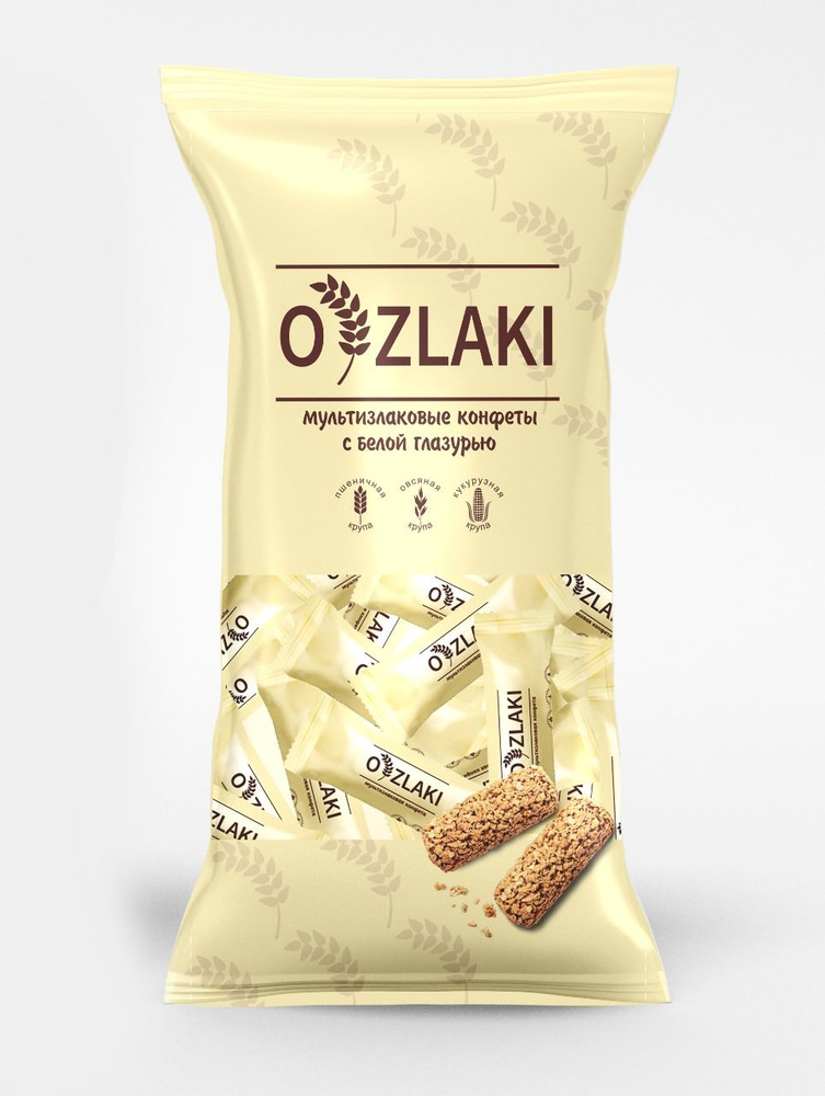 O'ZLAKI мультизлаковая конфета в белой шоколадной глазури, 500 гр.,  #1
