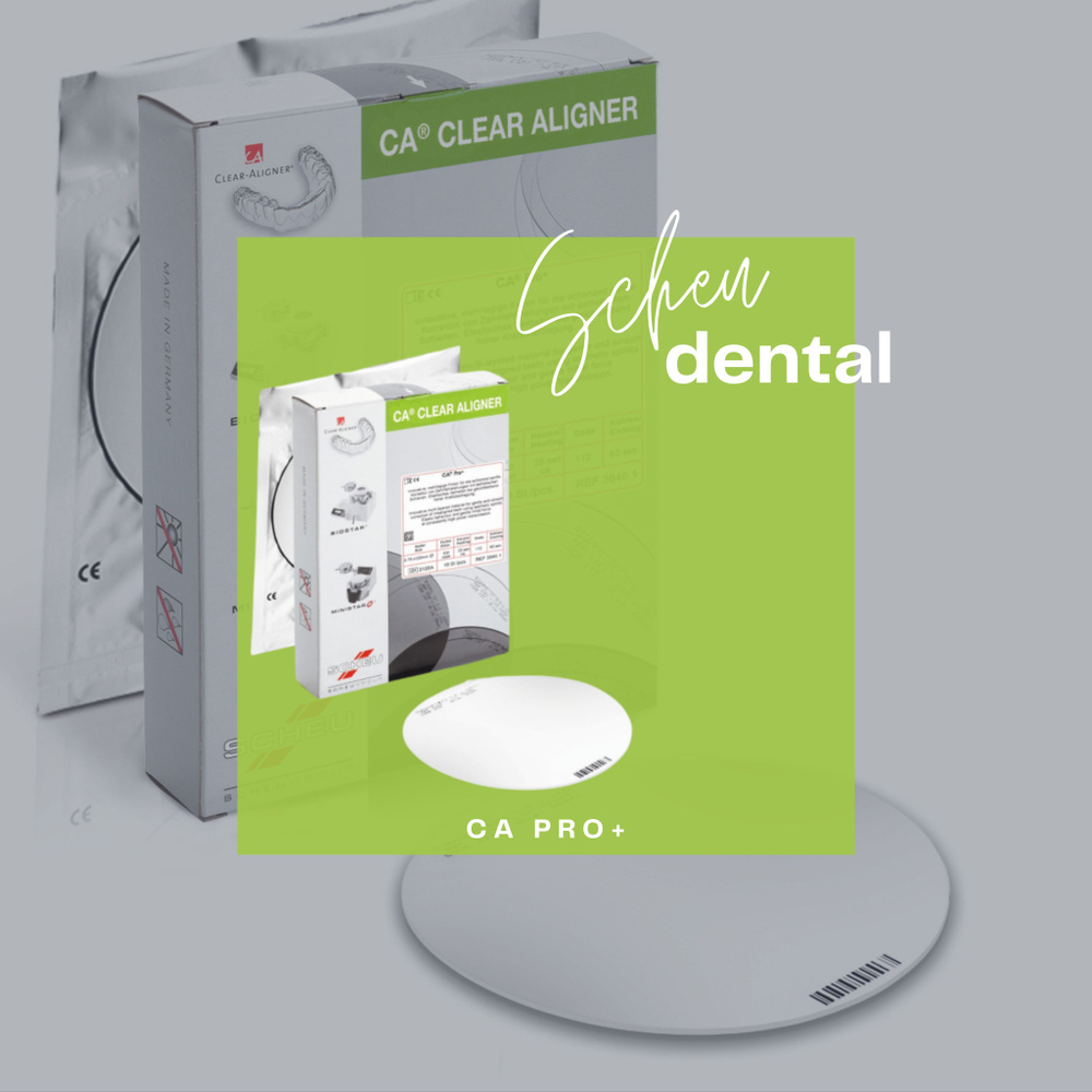 Scheu Infrared Пластины для вакуумформеров CA PRO+ 0.75x120 мм 10шт - Scheu Dental ...