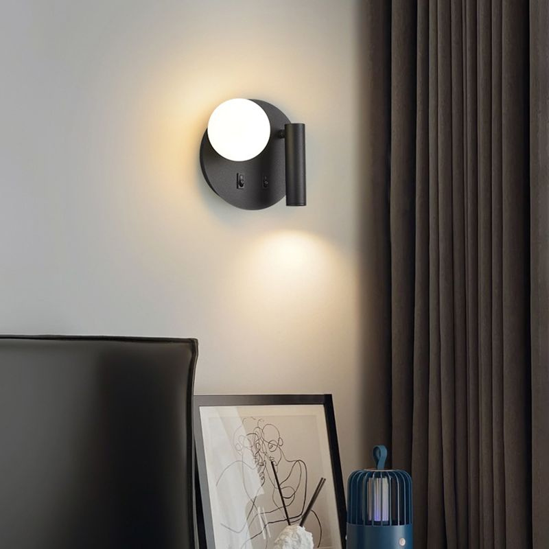 Настенный светильник Минималистичная вращающаяся светодиодная настенная ...