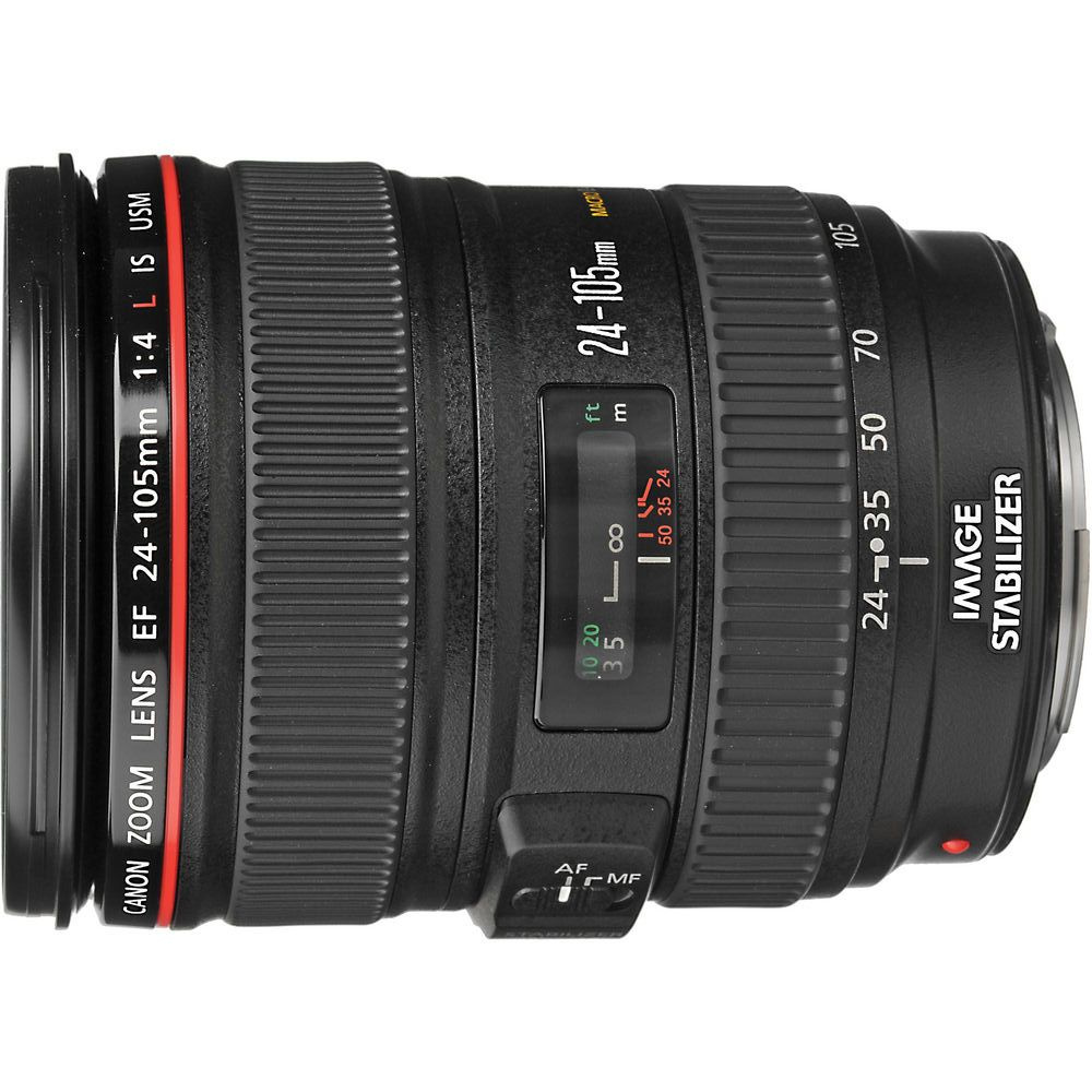 Объектив Canon EF 24-105mm f4L IS USM - купить по выгодной цене в  интернет-магазине OZON (1467186335)