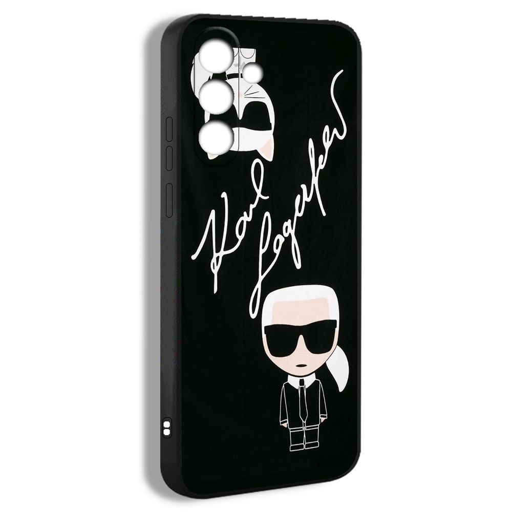 чехол на Samsung A54 5G Карл Лагерфельд мультфильм логотип Karl Lagerfeld  Paris KLP02 - купить с доставкой по выгодным ценам в интернет-магазине OZON  (1369158786)