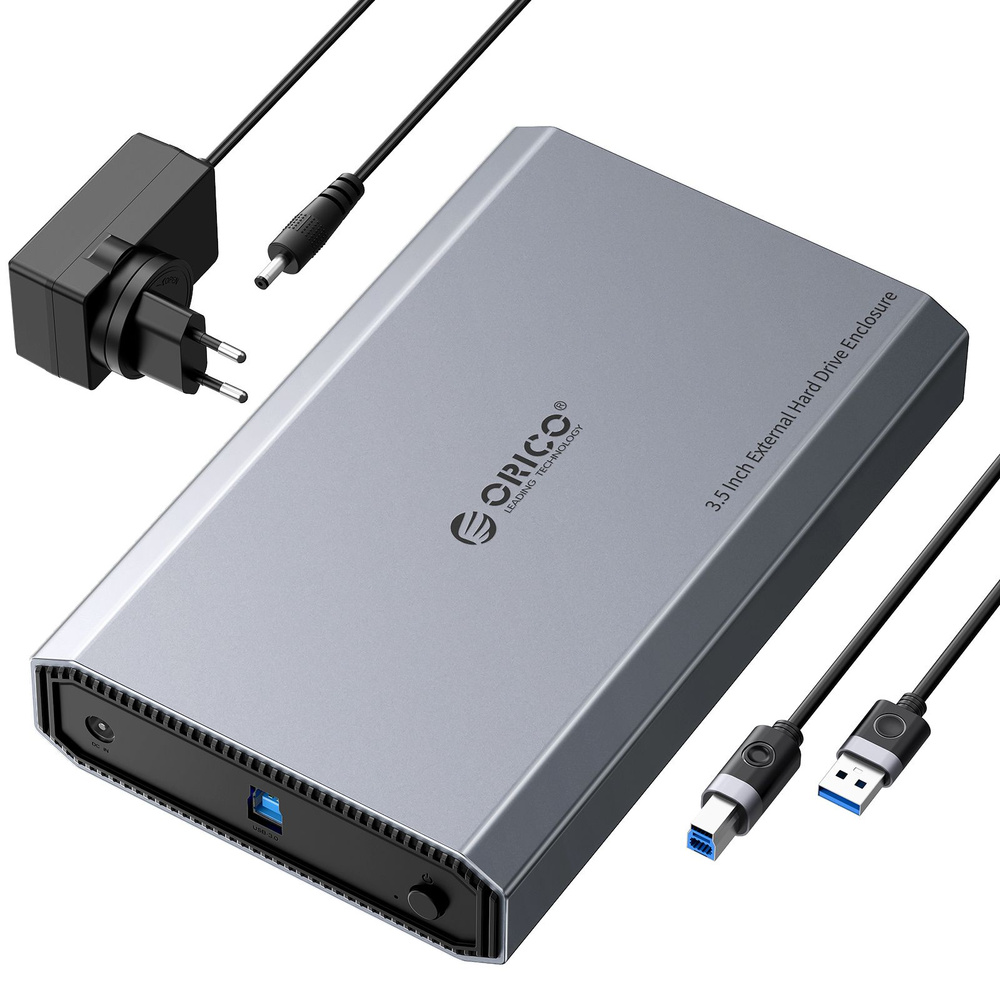Внешний корпус 3.5" ORICO DD35 диска SSD/HDD 3.5" Type-B sata3 5 Гбит/с ...