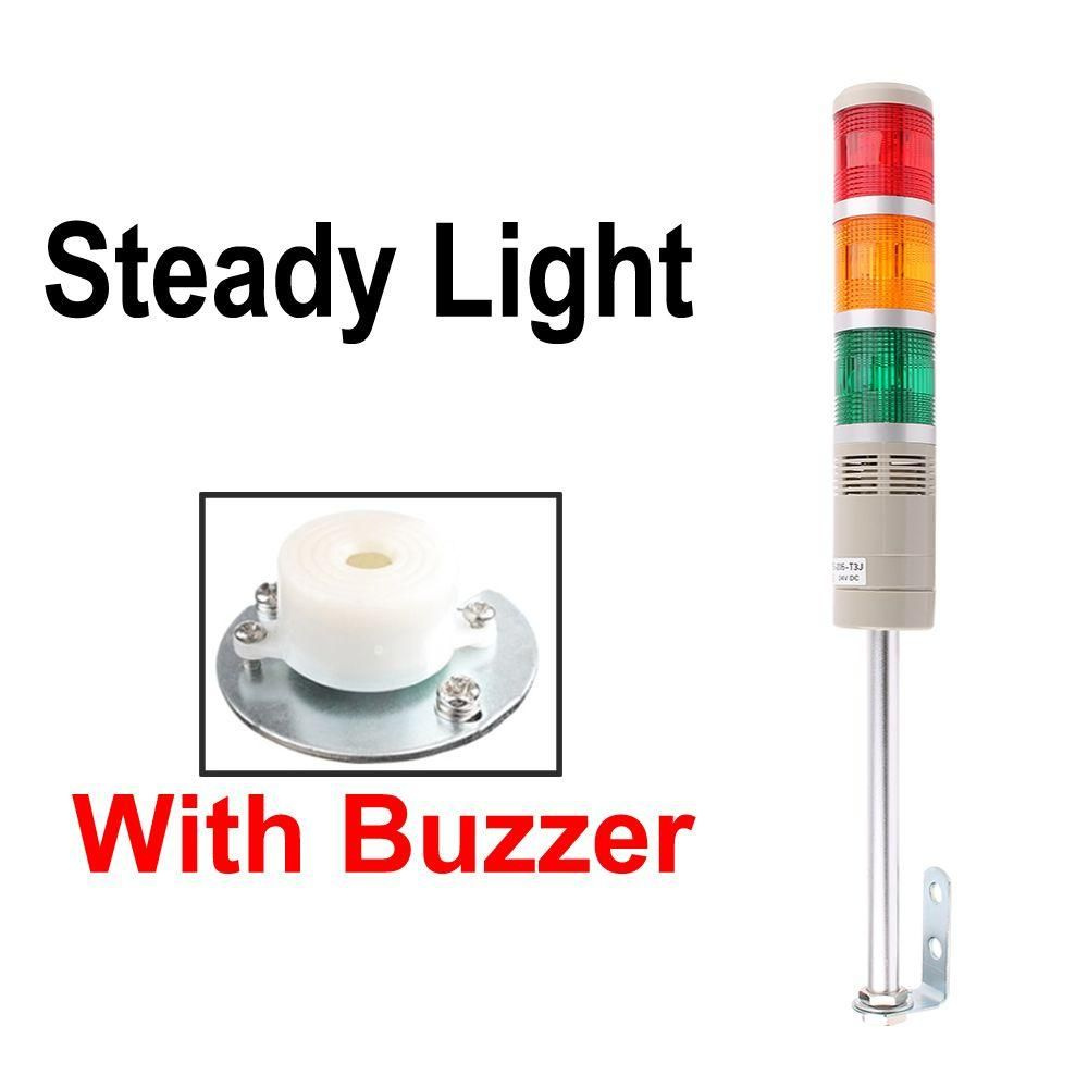 Промышленная сигнальная лампа горит ровным светом 24B Три слоя С ...