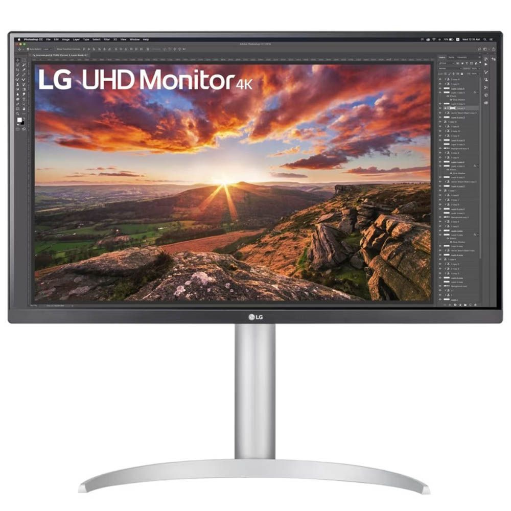 LG 27" Монитор 27UP850N 27''4K IPS HDR400 Поднимайте и поворачивайте монитор, белый  #1