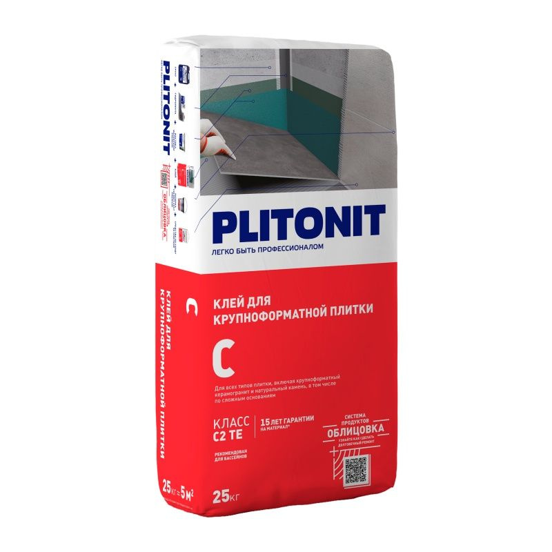 Клей для плитки Plitonit С по сложным основаниям купить по низкой цене ...