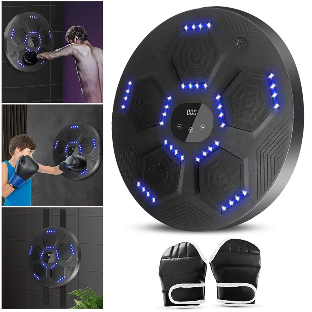 Музыкальный боксерский тренажер Smart Bluetooth, настенная мишень ...