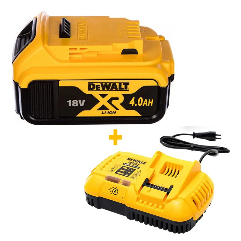 Аккумулятор для DeWalt 18V Li-Ion 4.0Ah (DCB184) c индикацией АКБ ...
