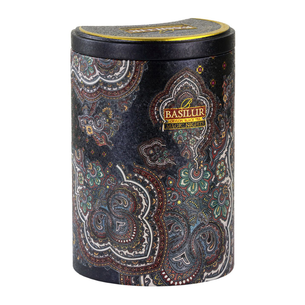Чай черный Базилур Волшебные Ночи 100 грамм железная банка - купить с ...