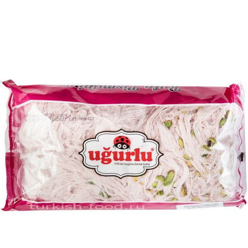 UGURLU Пишмание роллы со вкусом граната с фисташками 220 гр, мягкая упаковка (NARLI FISTIKLI RULO PI #1