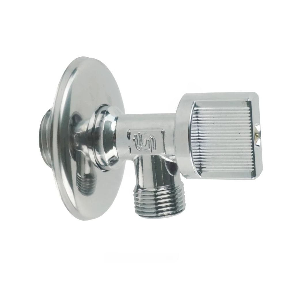 Кран шаровой латунный бытовой угловой G1/2"х3/8" Ру10 НР переходной ...