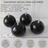 Ножка для мебели регулируемая Tani Yarno 80х70 мм - купить по низкой ...