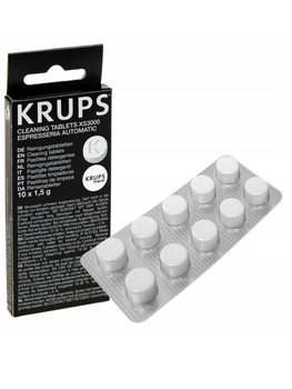 4 packs Krups XS3000 Cleaning Tablets Pack of 10 Tablets (40 Tablets Total)