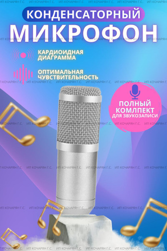 Студийный микрофон BM 800, белый / Модель: 212213 #1