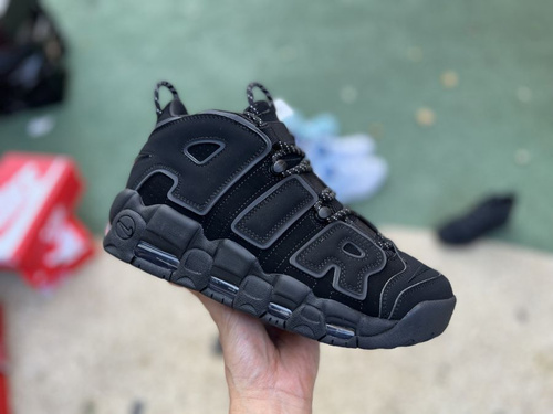 Nike all cheap black uptempo