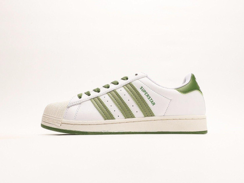 Green superstar clearance adidas