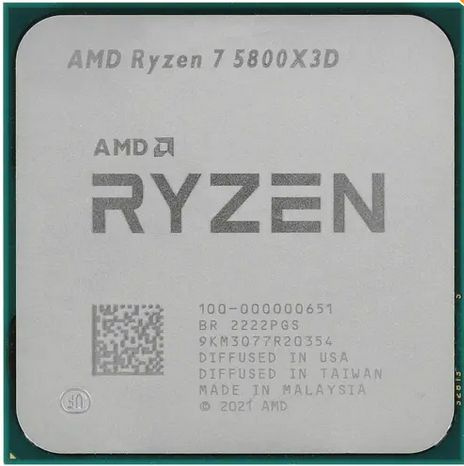 CPU Ryzen7 5800x3d Процессор AMD Ryzen 7, OEM (без кулера), 8 яд., 3,4 ГГц 100