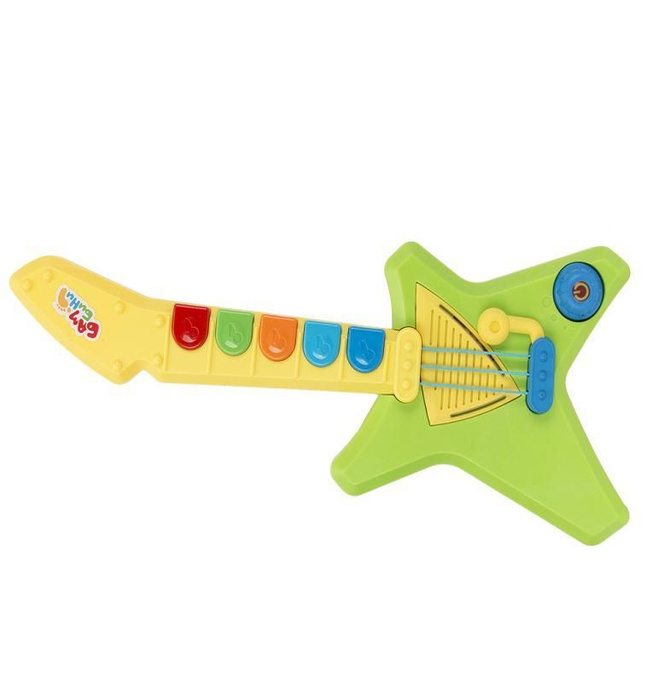 Гитара музыкальная развивающая на батарейках - купить с доставкой по ...