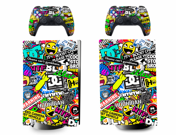 наклейка на playstation 5 digital