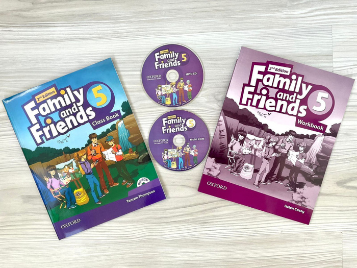 Family and Friends 5 (2nd Edition) :Комплект-Учебник+рабочая тетрадь ...