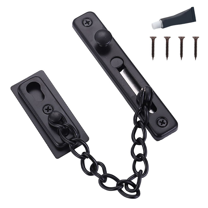 Цепь замка без отверстий черная - купить по низкой цене в интернет ...