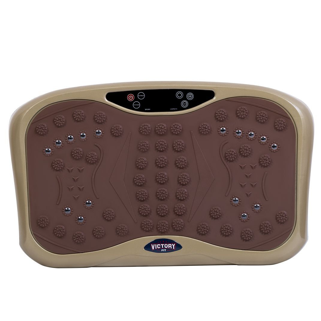 Виброплатформа VictoryFit VF-M130 brown фитнес тренажер для похудения ...