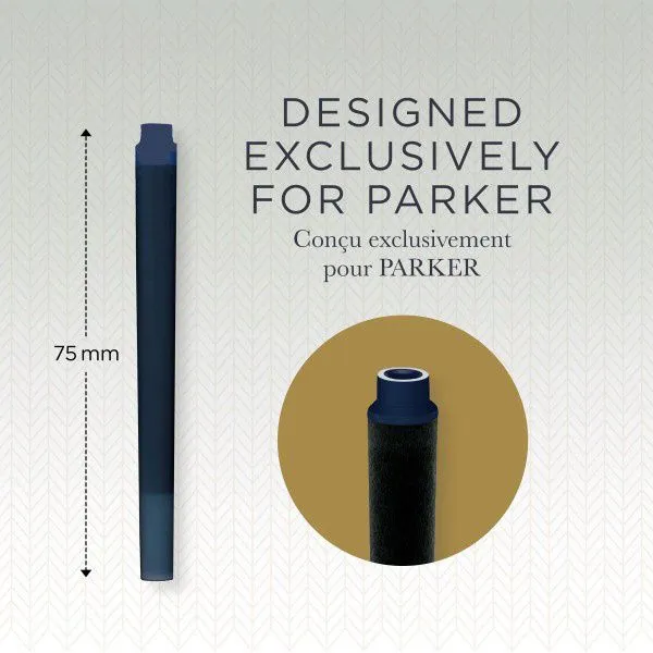 Картридж чернильный Parker Quink Z11. Количество в упаковке: 5 шт. Цвет чернил: иссиня-черный, 5 шт, фото 4