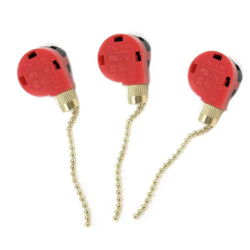 3 шт. Переключатель потолочного вентилятора 3 скорости 4 провода ZE-268S1 тяговая цепь замена управл