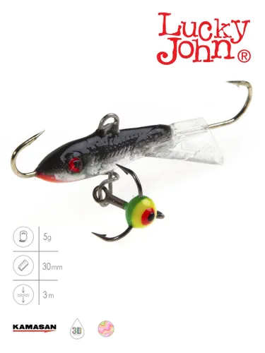 Балансир LUCKY JOHN CLASSIC 3/размер 3/расцветка 13H/30мм/4гр/глубина до 3м