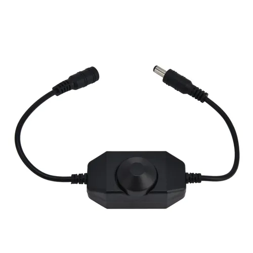 Диммер для светодиодной ленты 12В с поворотной ручкой, регулятор яркости LED 3528/5050 для ленточных