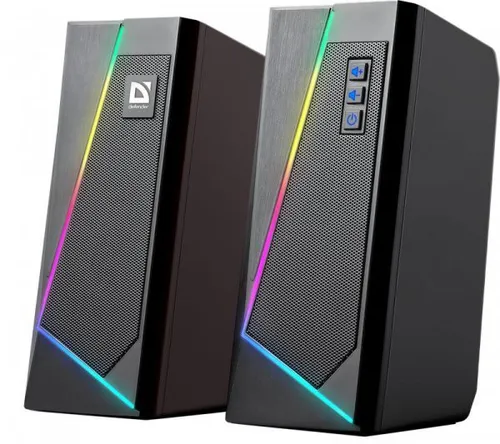 Акустическая система 2.0 DEFENDER SOLAR 3 BT/LIGHT (65103)