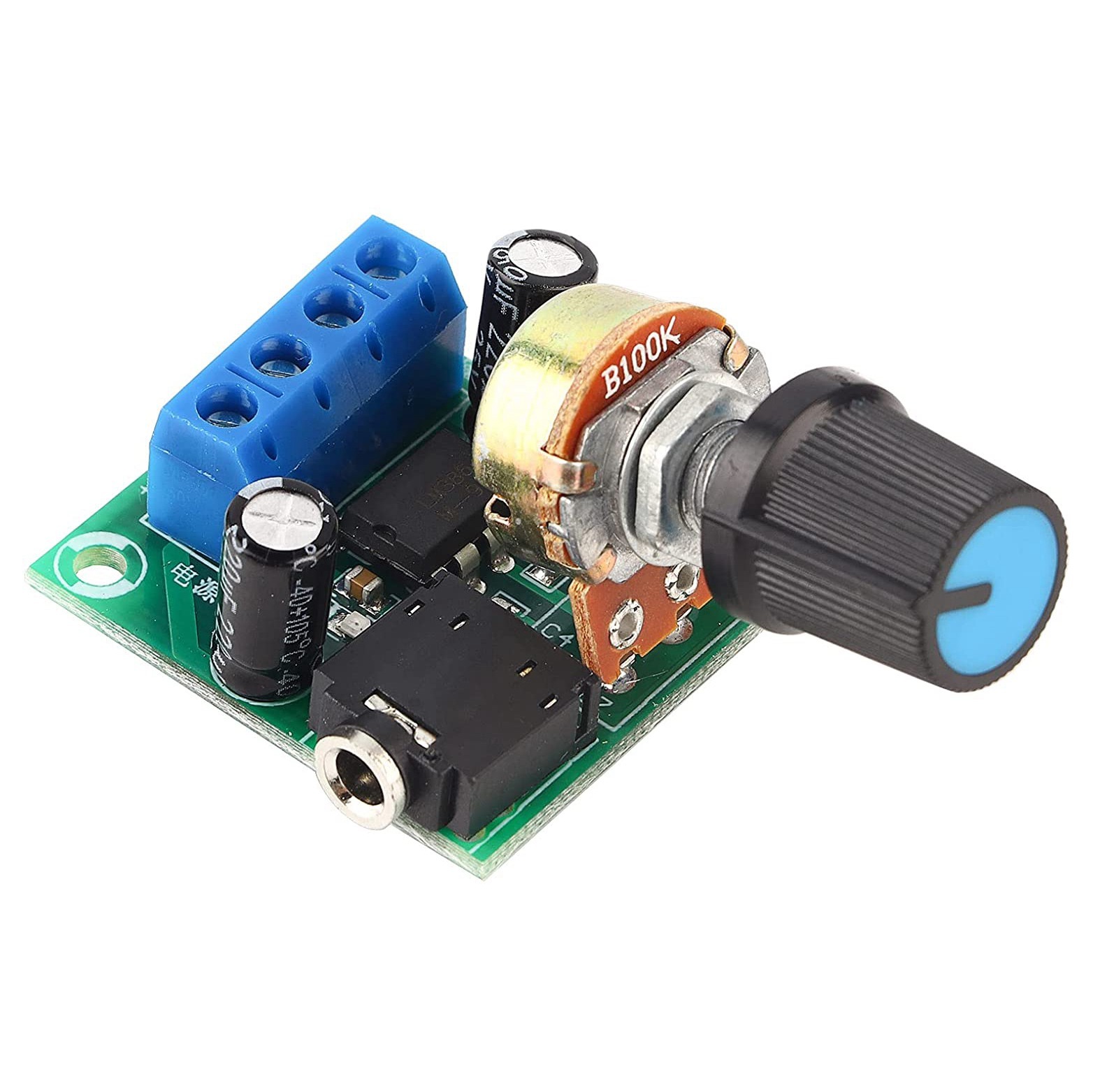 LM386 Плата супер мини-усилителя, 3V-12V, 0.5W-10W Консолидация ...