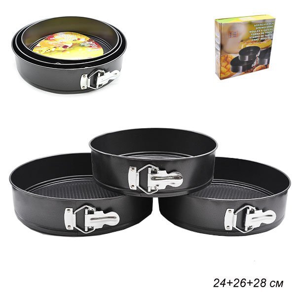 Форма для выпечки набор 3 штуки, 3PC-950G