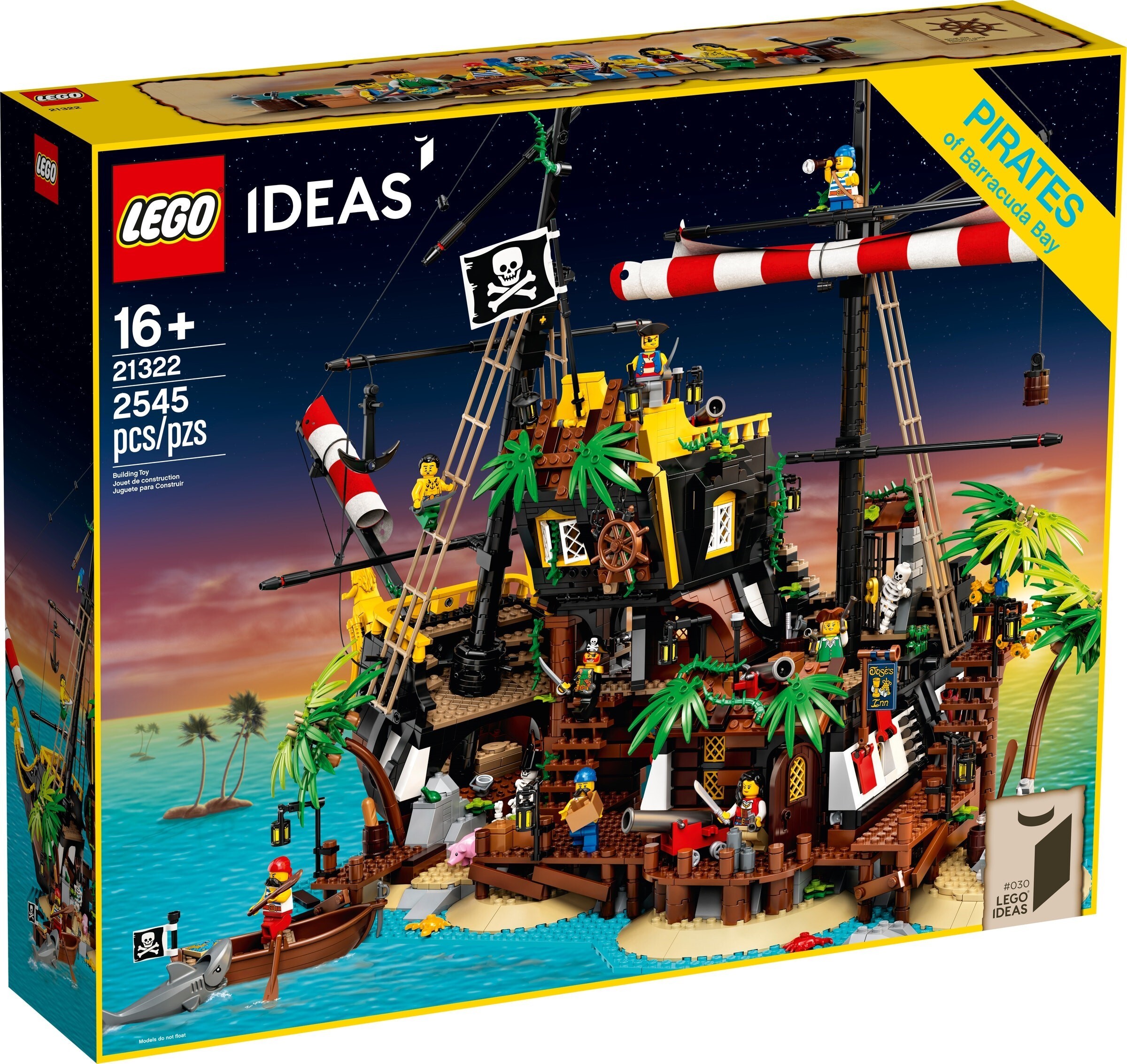 Конструктор LEGO Ideas Пираты Залива Барракуды 21322 купить на