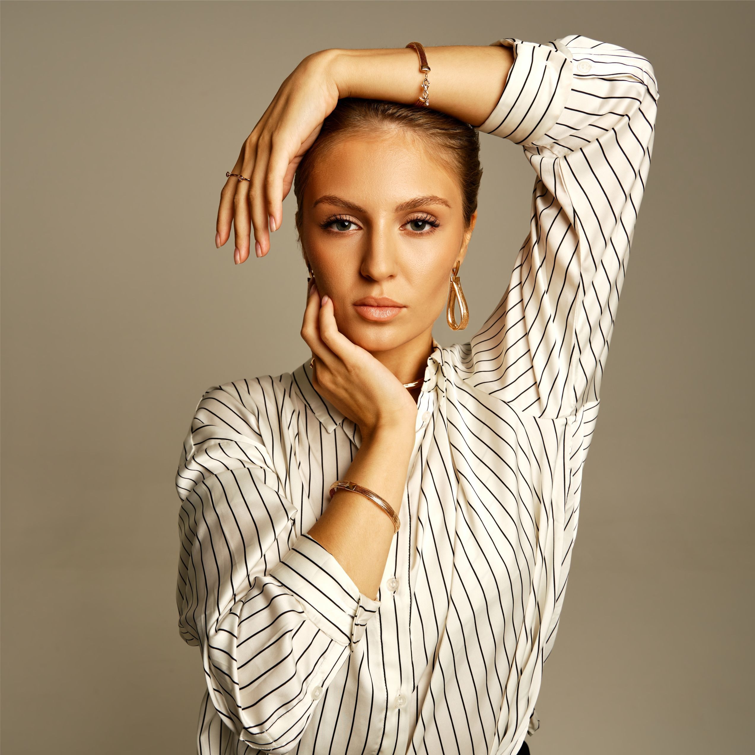 Золотой браслет 585 пробы на руку плетение лав сердечки ширина 3,2 мм ...