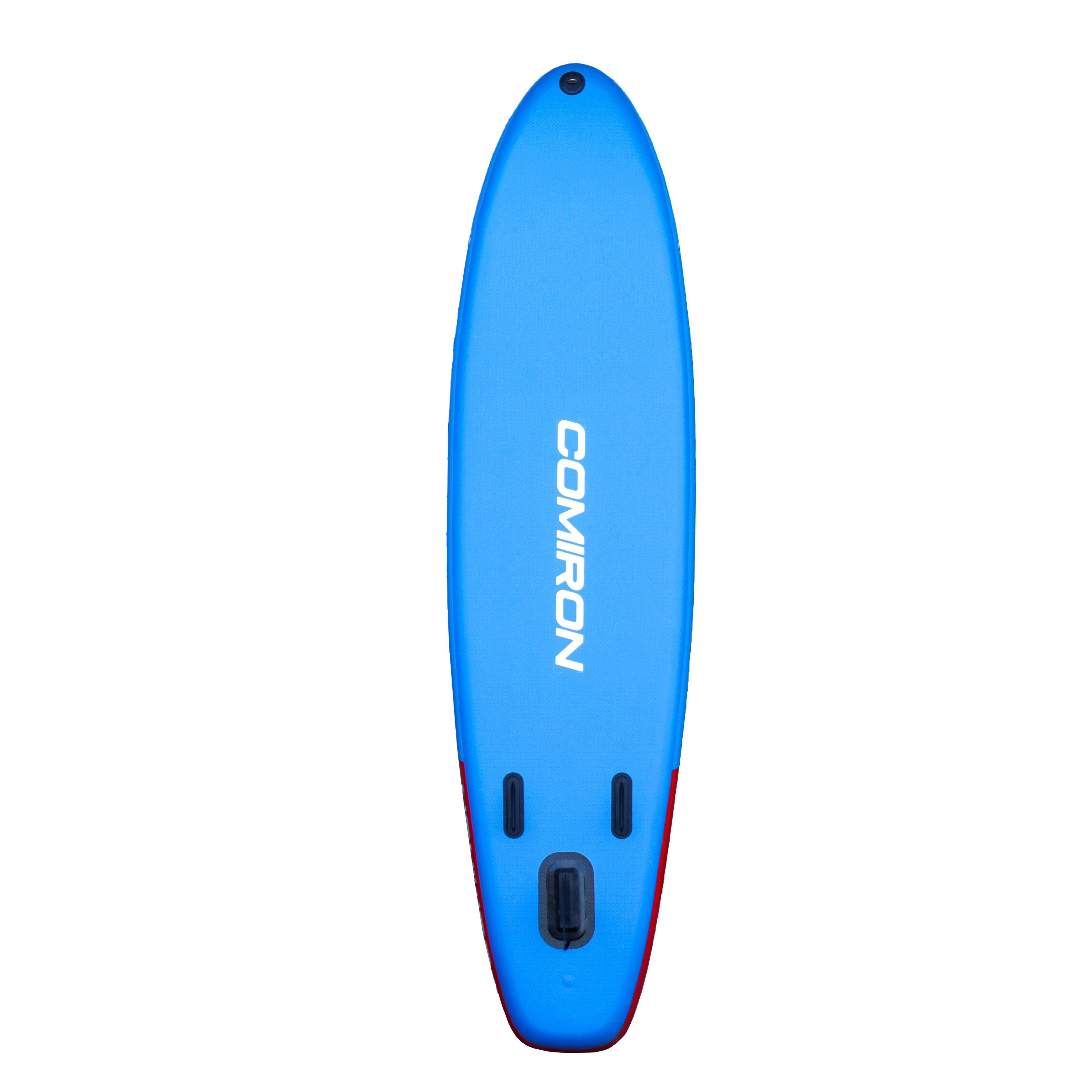 Надувная SUP доска COMIRON 320х80х15 см, Сапборд, голубой, красный Надувная SUP доска COMIRON 320х80х15 см, Сапборд, голубой, красный