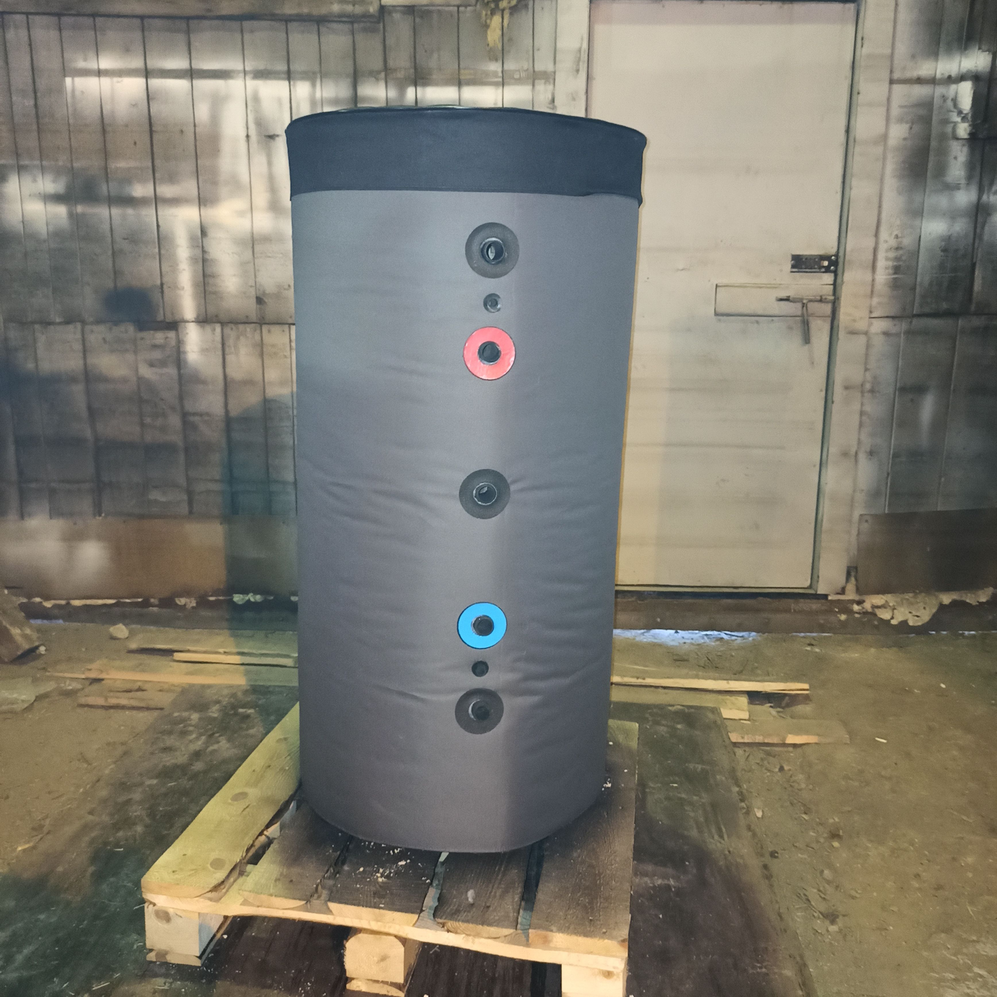 Схема обвязки котла с буферной емкостью