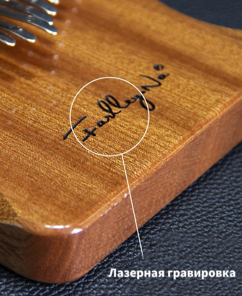 Калимба 34 ноты профессиональная,kalimba строй C, до-мажор,Двухслойное ...