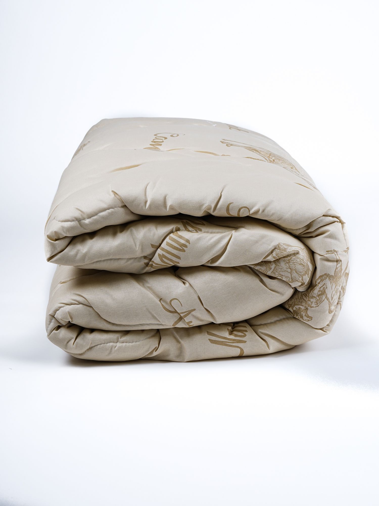 ОдеялоЕвроМакси220х240ВерблюжьяШерстьПолиэстер450г/м