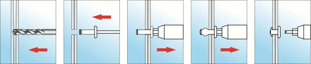 Заклепка Вытяжная 6 Х 10 купить на OZON по низкой цене