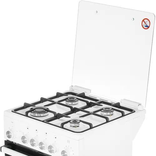 Газовая плита De Luxe 5040.40г (кр) чр (исп.010) нержавеющая сталь ...