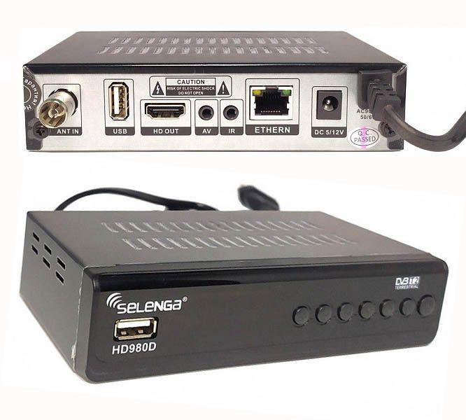 ТВ-ресивер Selenga HD980D, черный купить по выгодной цене в интернет ...