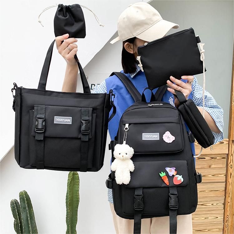 Рюкзак школьный, городской 5 в 1. Пенал, сумка - кошелек через плечо ...