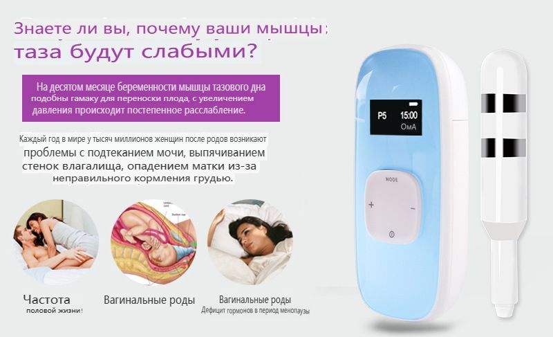Миостимулятор тазового дна для женщин, Тренажер Кегеля для послеродовой ...