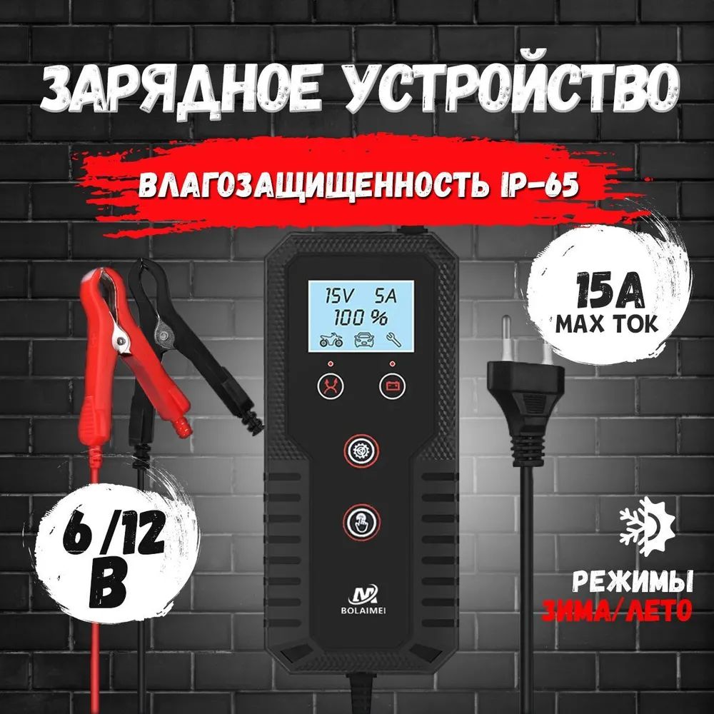 Интеллектуальное зарядное устройство для аккумуляторов автомобиля ...