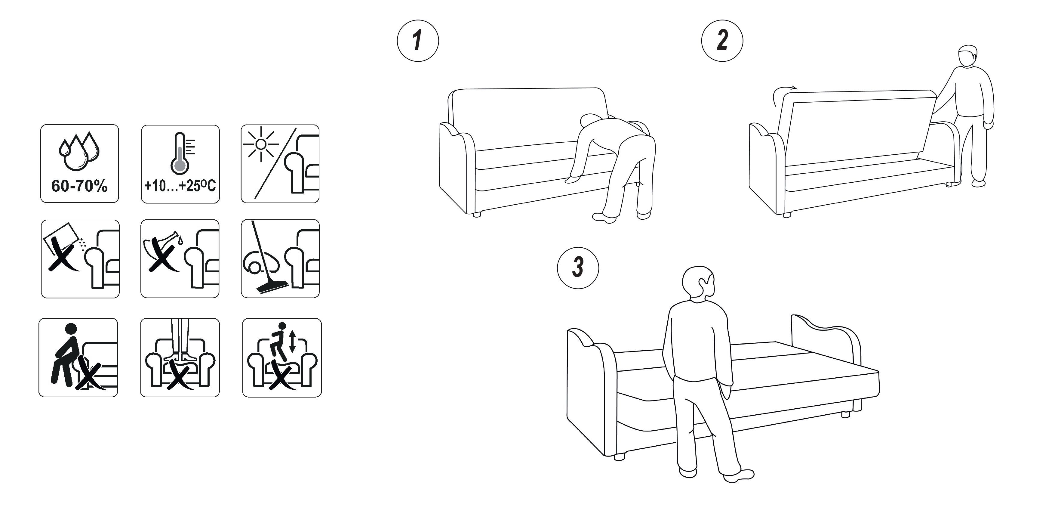 Диван-кровать Диван Классика В 140, механизм Книжка, 203х102х102 см ...